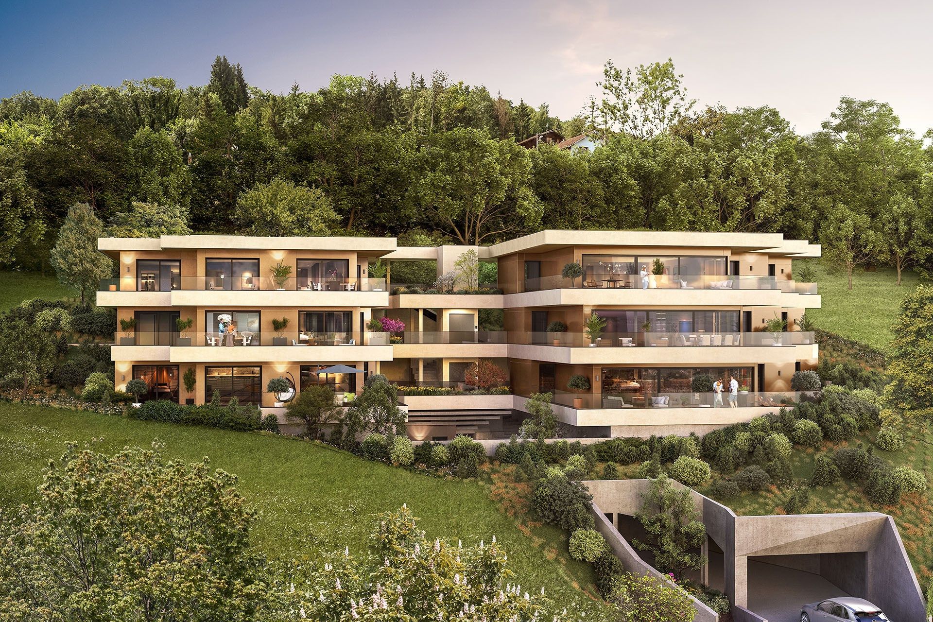 luxury apartment 4 Rooms for sale on EVIAN LES BAINS (74500)