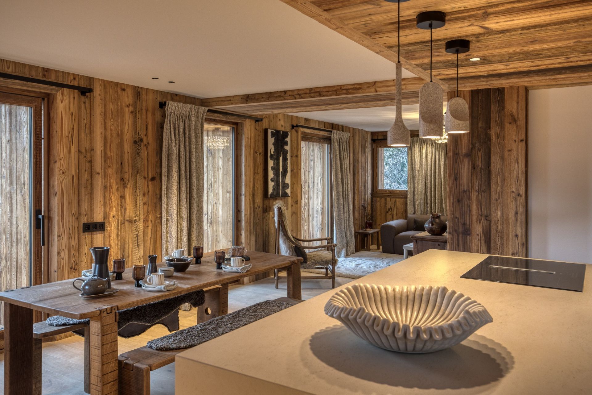 luxury apartment 5 Rooms for seasonal rent on MEGEVE (74120)
