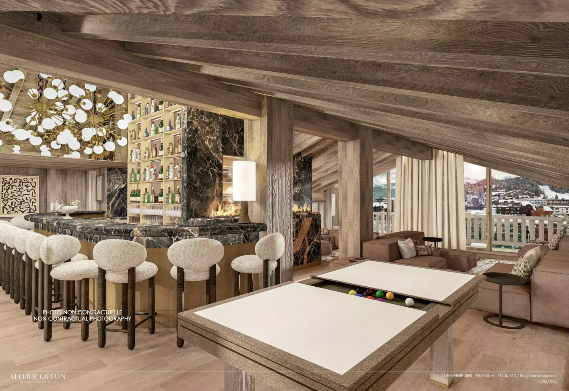 luxury apartment 11 Rooms for seasonal rent on COURCHEVEL (73120)