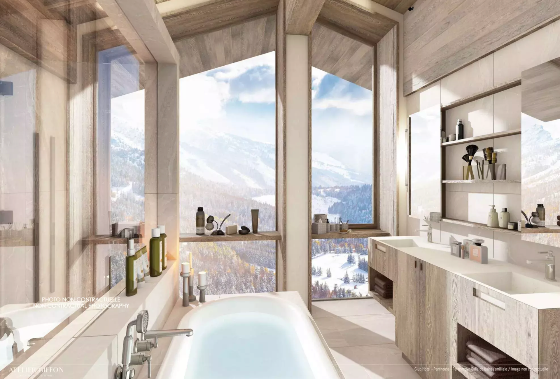 luxury apartment 11 Rooms for seasonal rent on COURCHEVEL (73120)