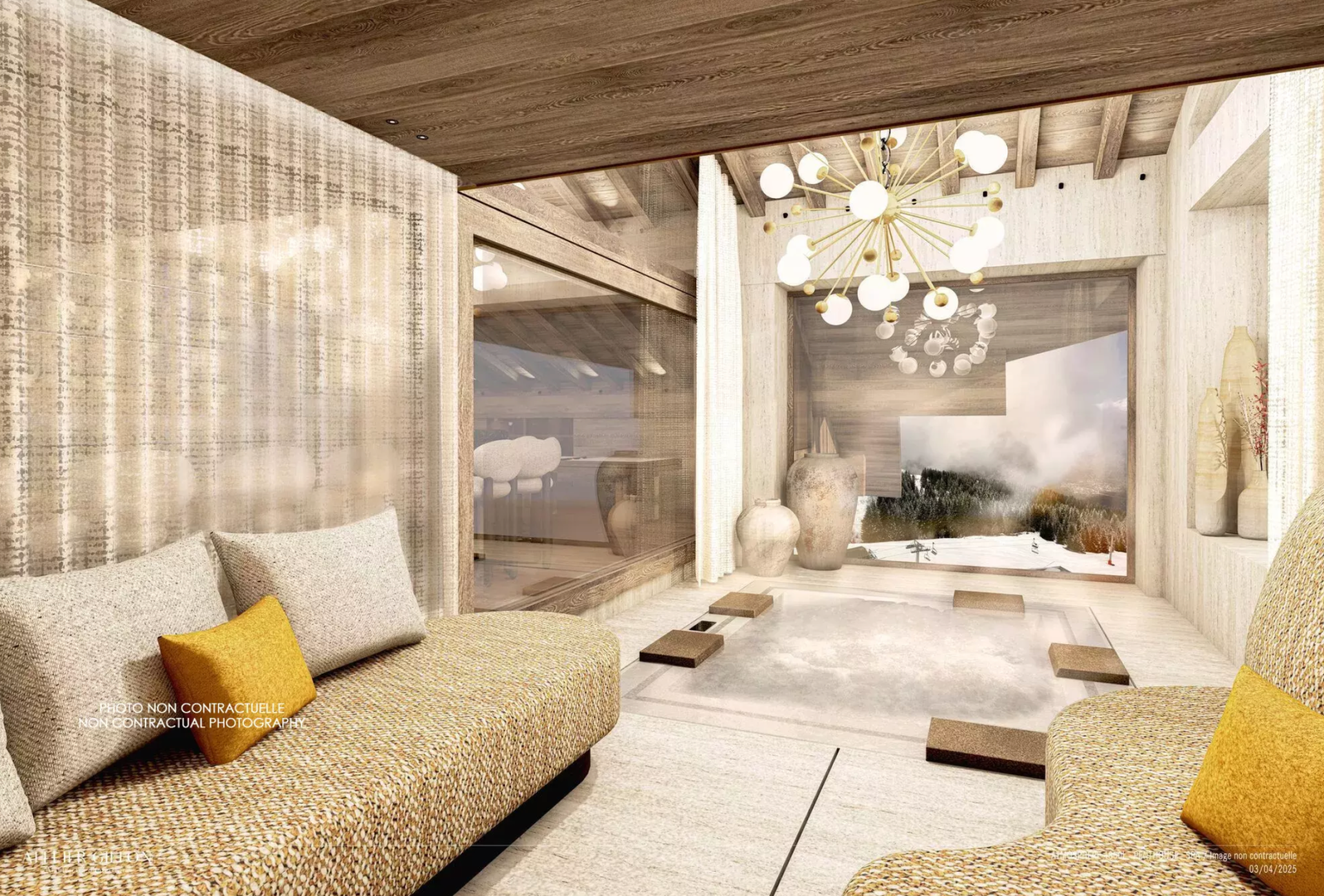 luxury apartment 11 Rooms for seasonal rent on COURCHEVEL (73120)