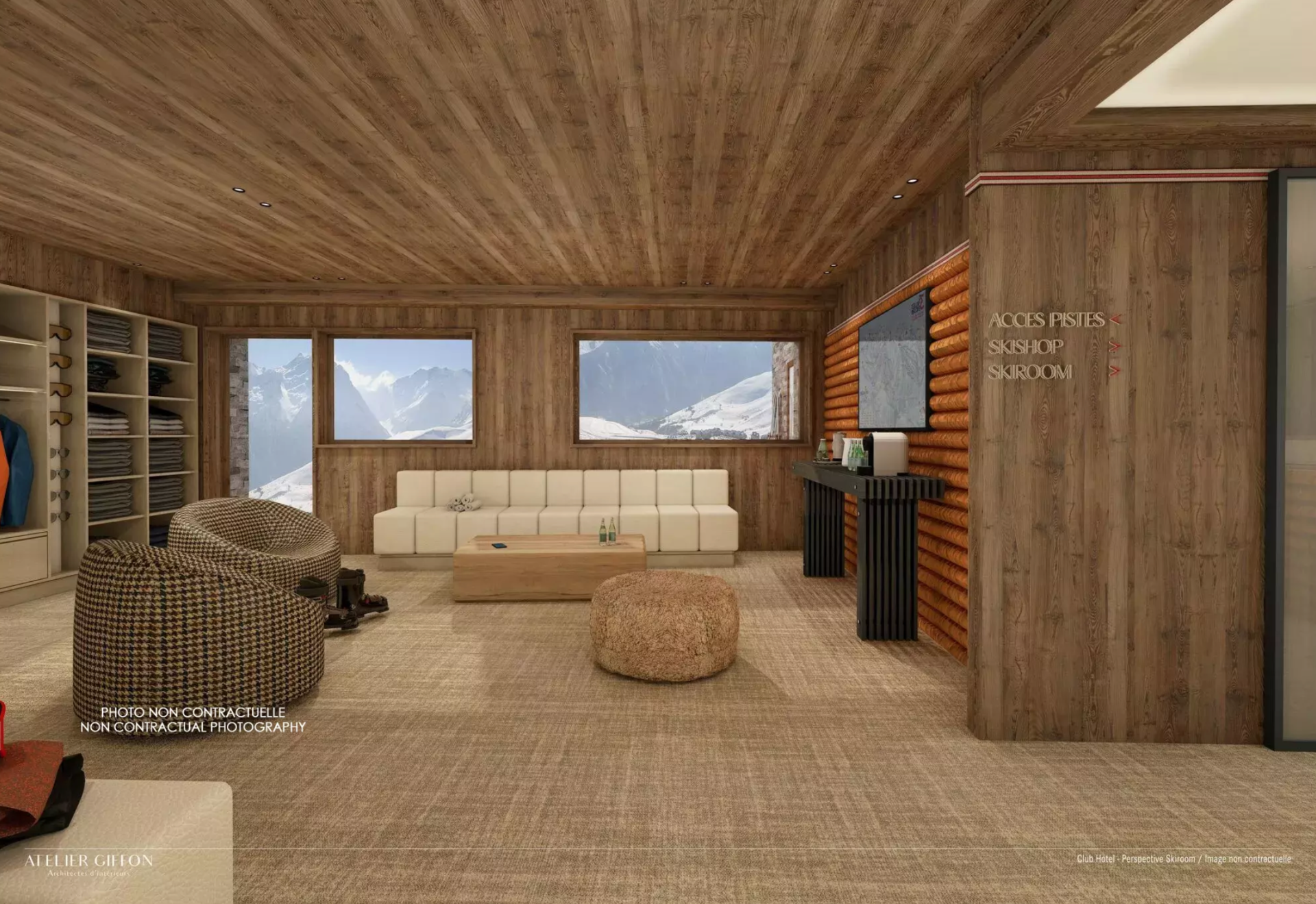 luxury apartment 5 Rooms for seasonal rent on COURCHEVEL (73120)