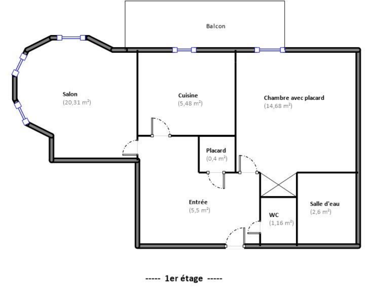 appartement de luxe 2 Pièces en vente sur PORNIC (44210)