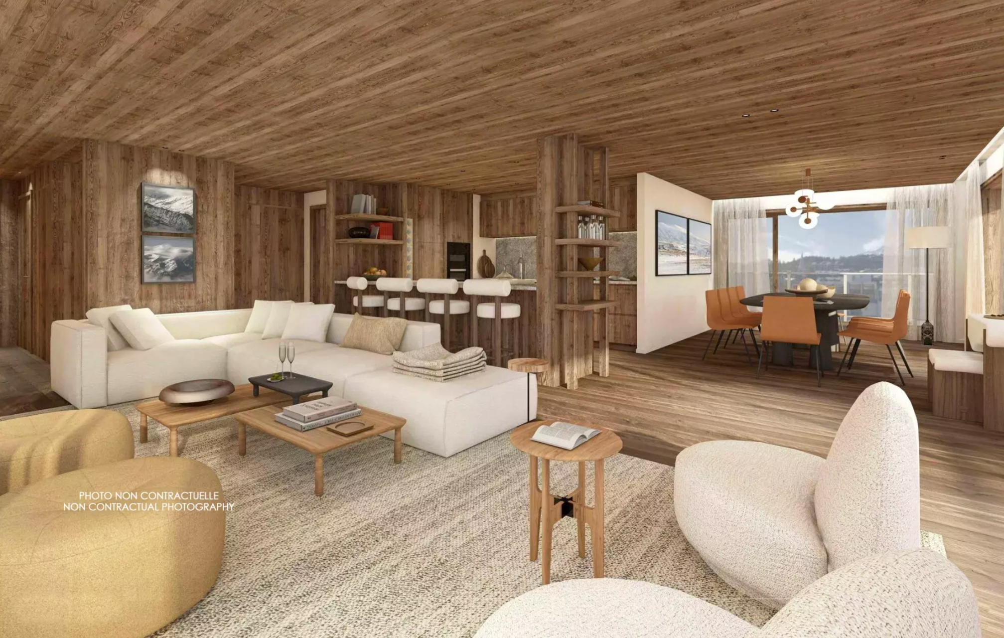 appartement de luxe 3 Pièces en location saisonnière sur COURCHEVEL (73120)