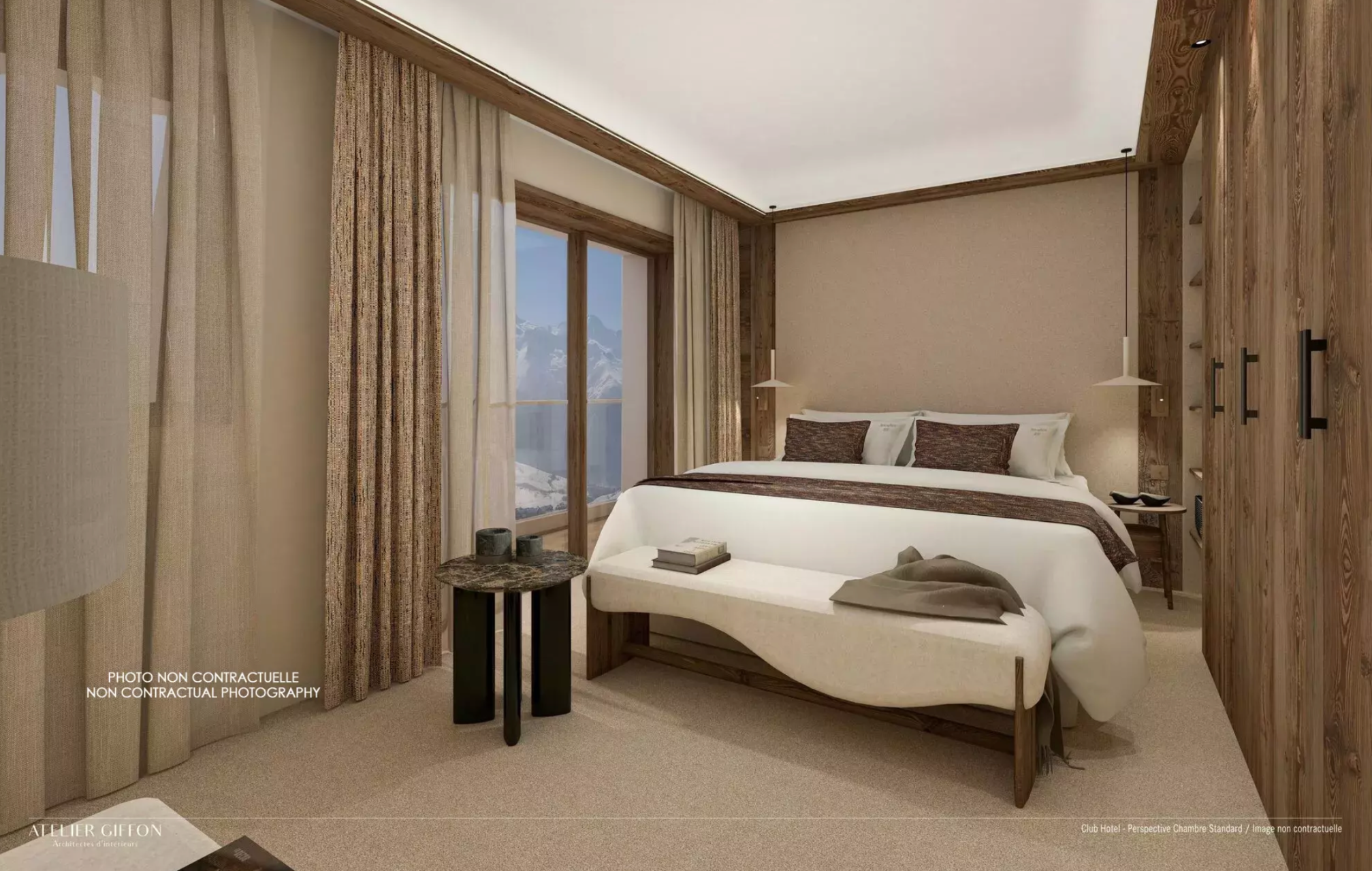 appartement de luxe 3 Pièces en location saisonnière sur COURCHEVEL (73120)