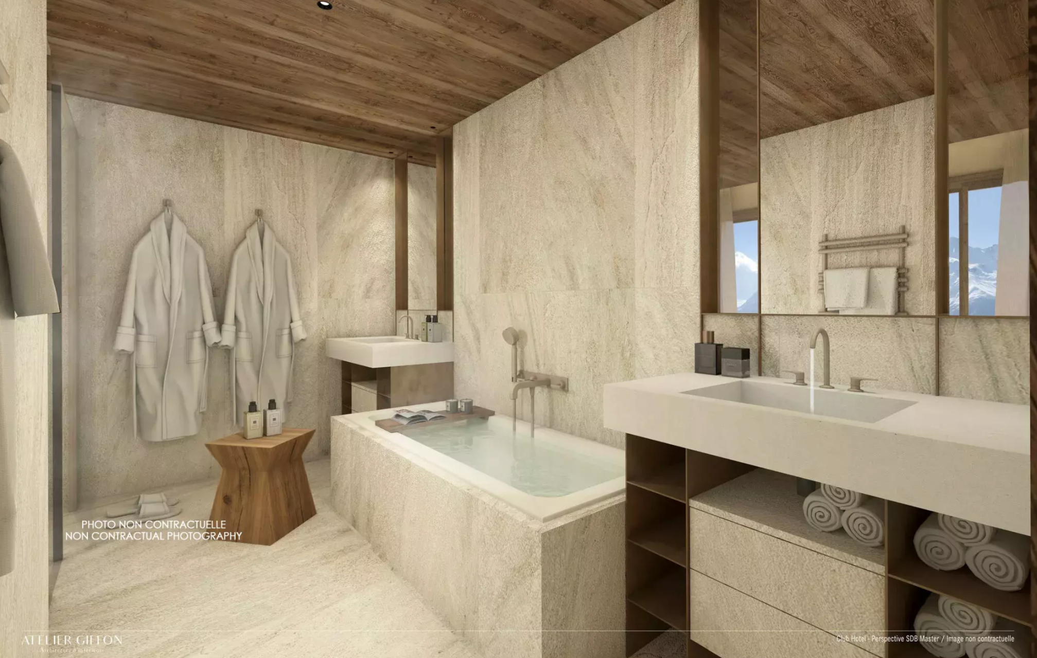 appartement de luxe 3 Pièces en location saisonnière sur COURCHEVEL (73120)