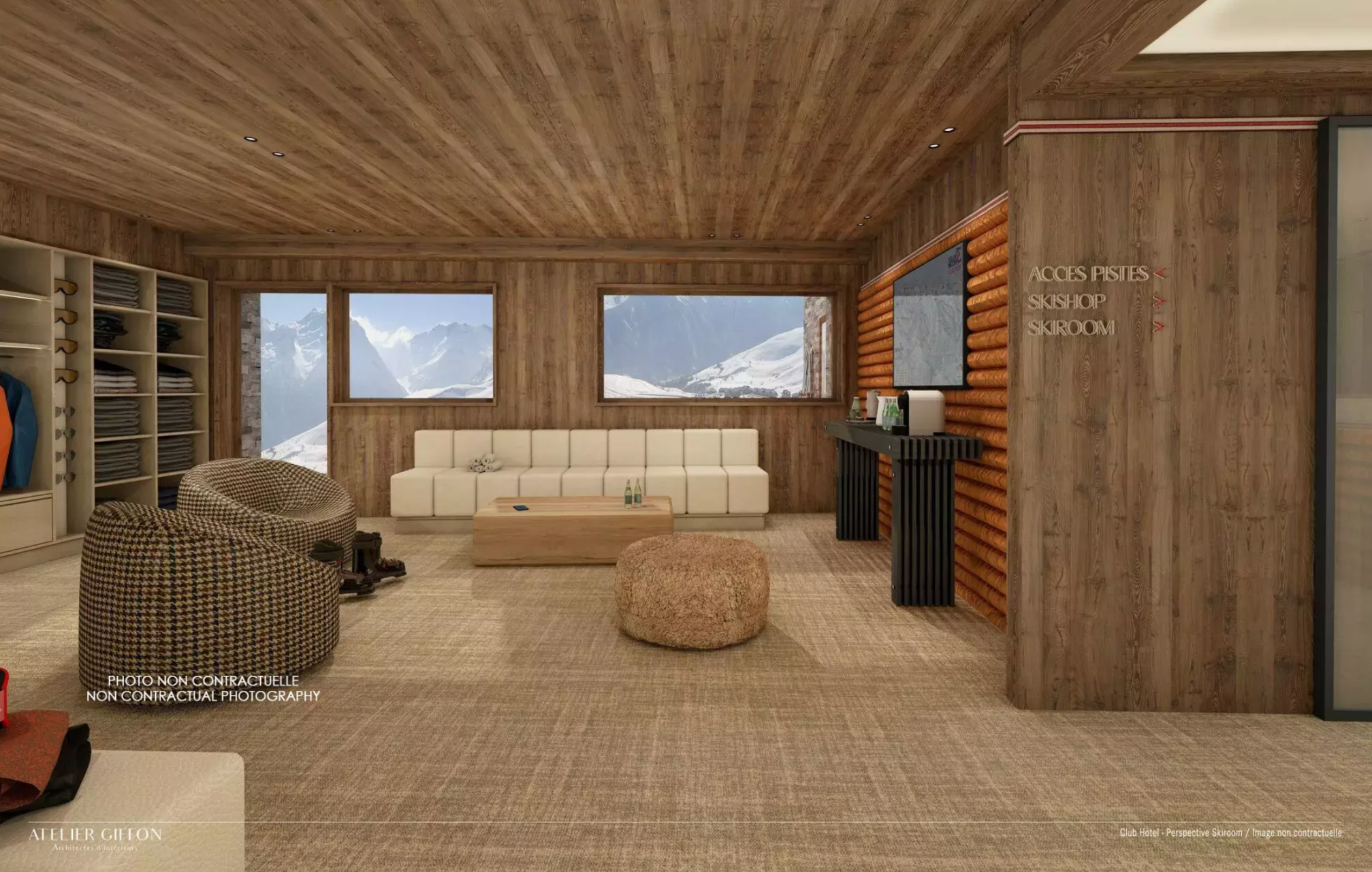 appartement de luxe 3 Pièces en location saisonnière sur COURCHEVEL (73120)