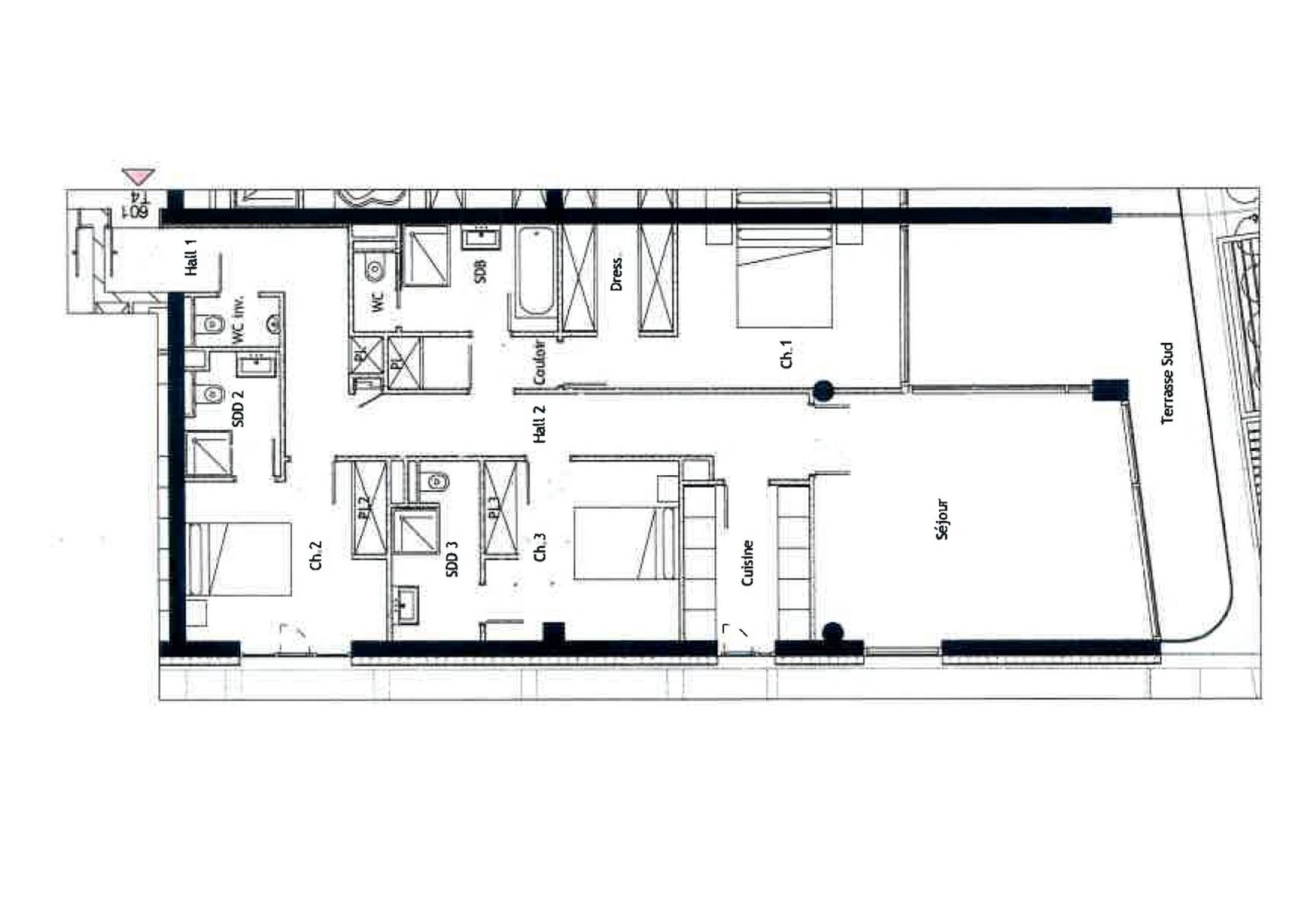 luxury apartment 4 Rooms for rent on MONACO (98000)