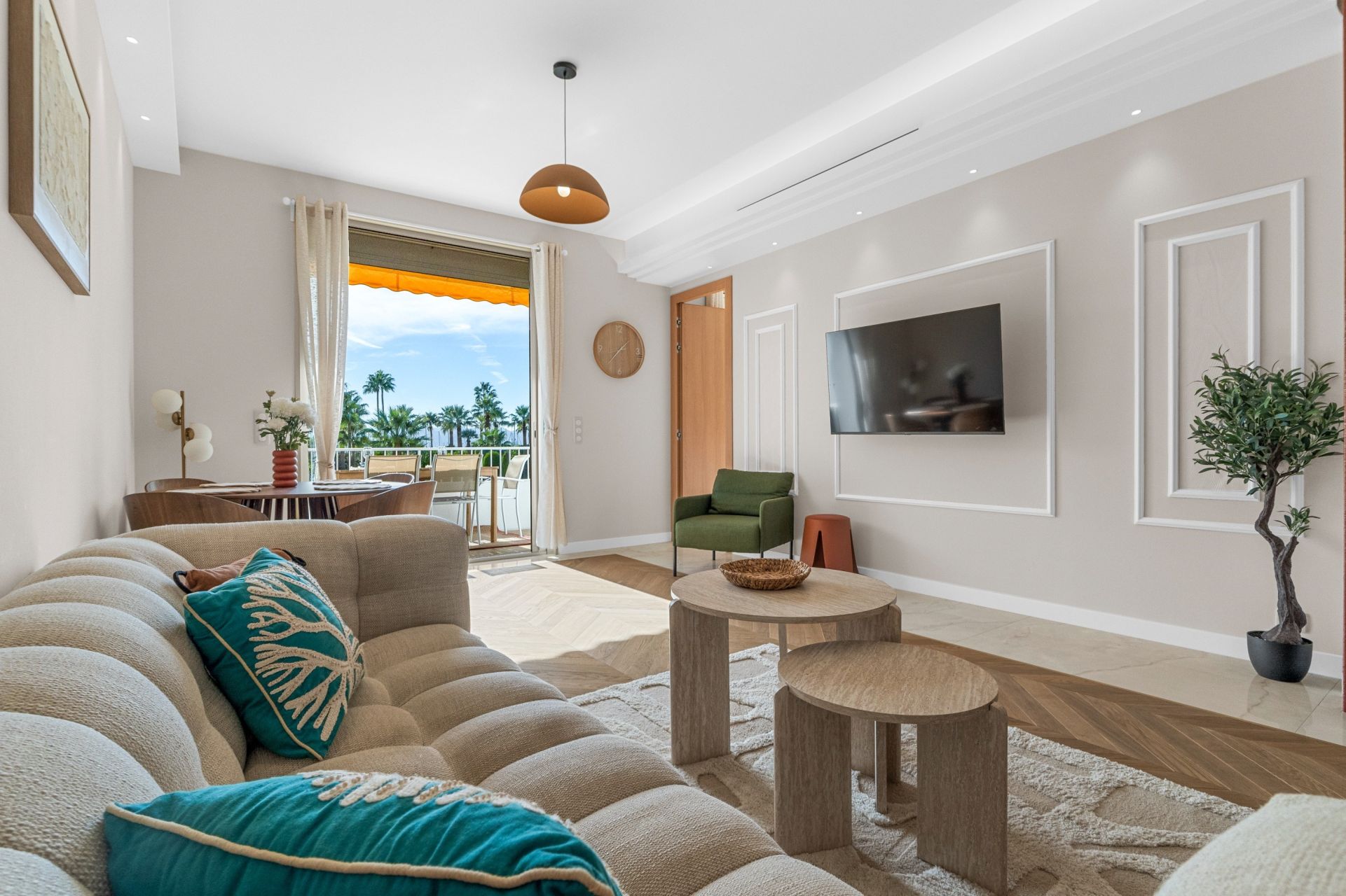 luxury apartment 3 Rooms for sale on CANNES (06400)