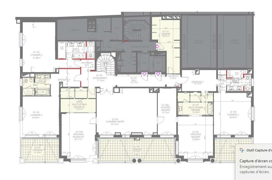 luxury apartment 6 Rooms for rent on MONACO (98000)