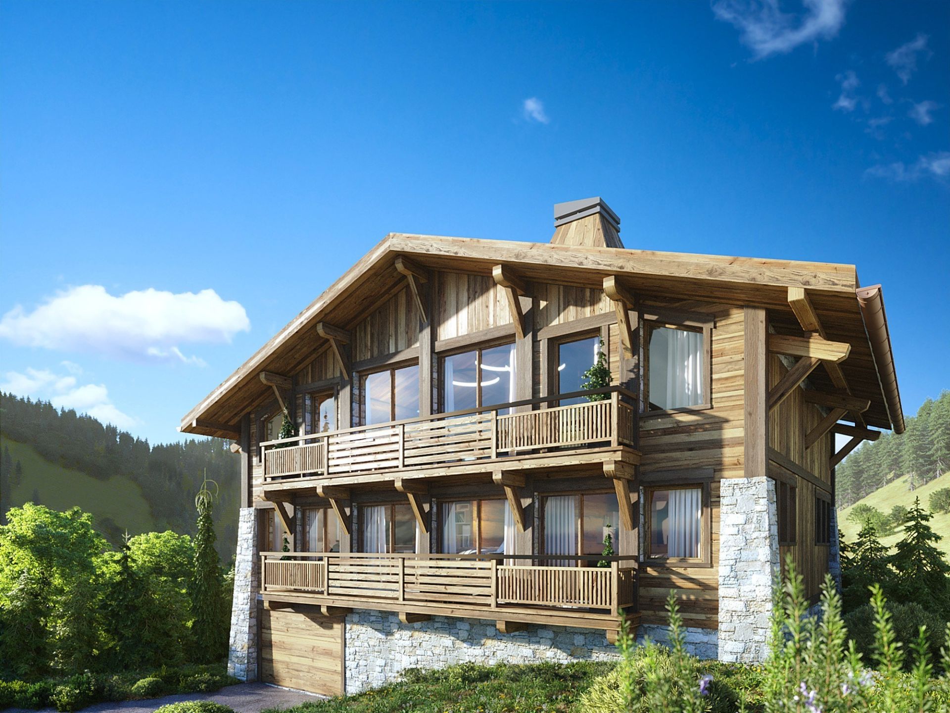 luxury chalet 7 Rooms for sale on MEGEVE (74120)