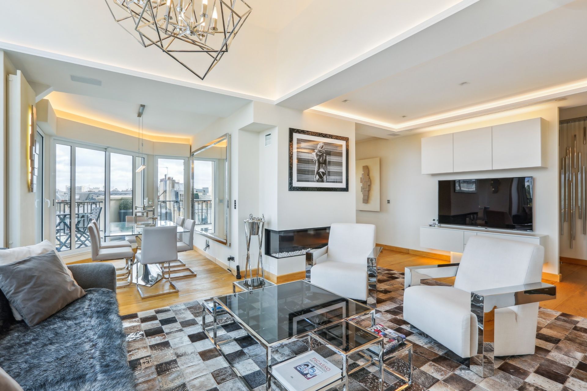 luxury apartment 3 Rooms for rent on PARIS (75016)