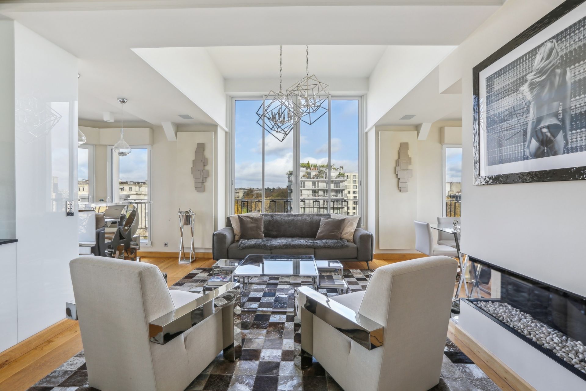 luxury apartment 3 Rooms for rent on PARIS (75016)