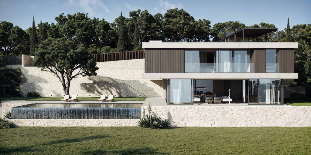 contemporary house 10 Rooms for sale on ROQUEBRUNE CAP MARTIN (06190)