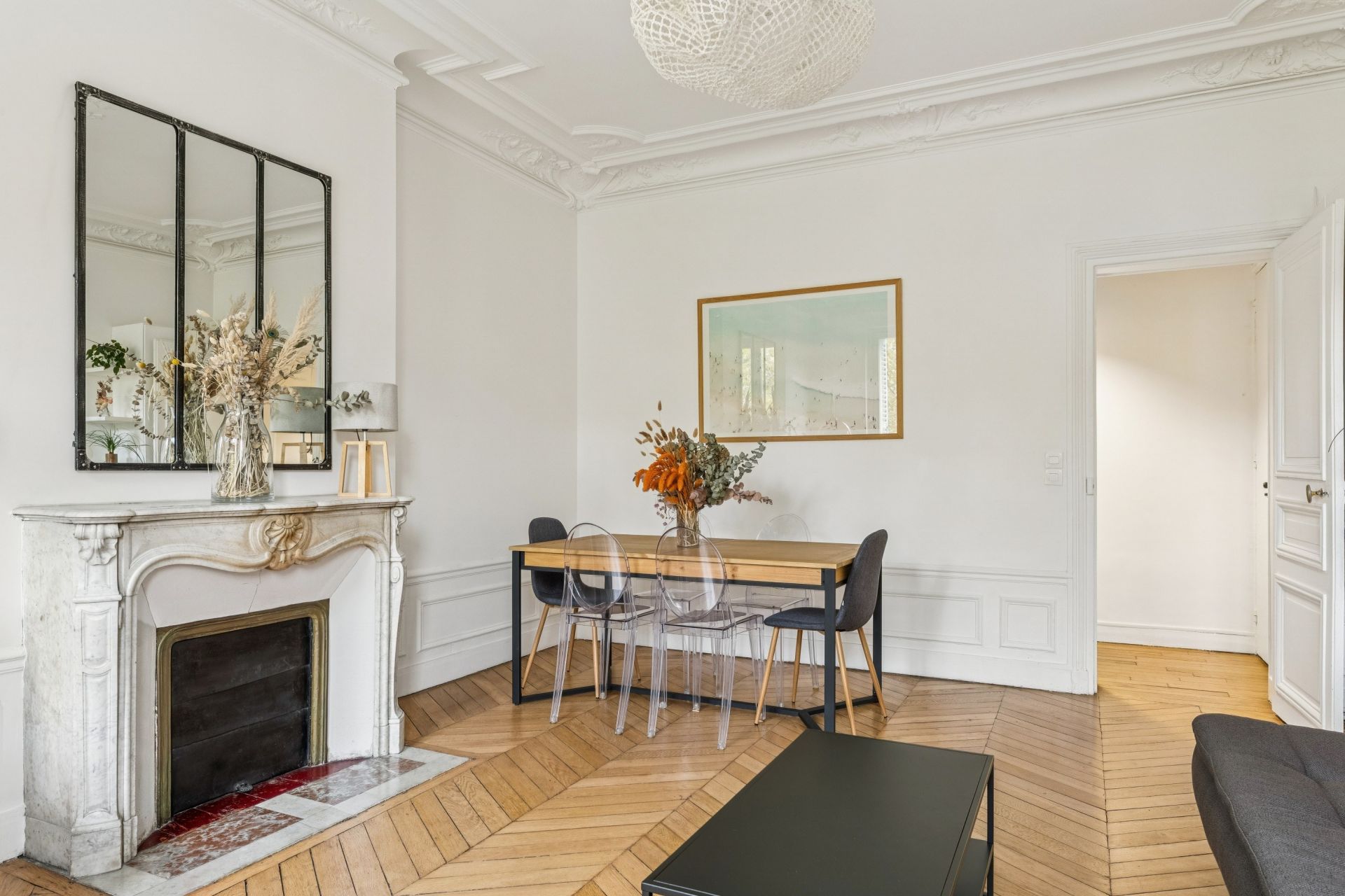 luxury apartment 3 Rooms for rent on PARIS (75009)