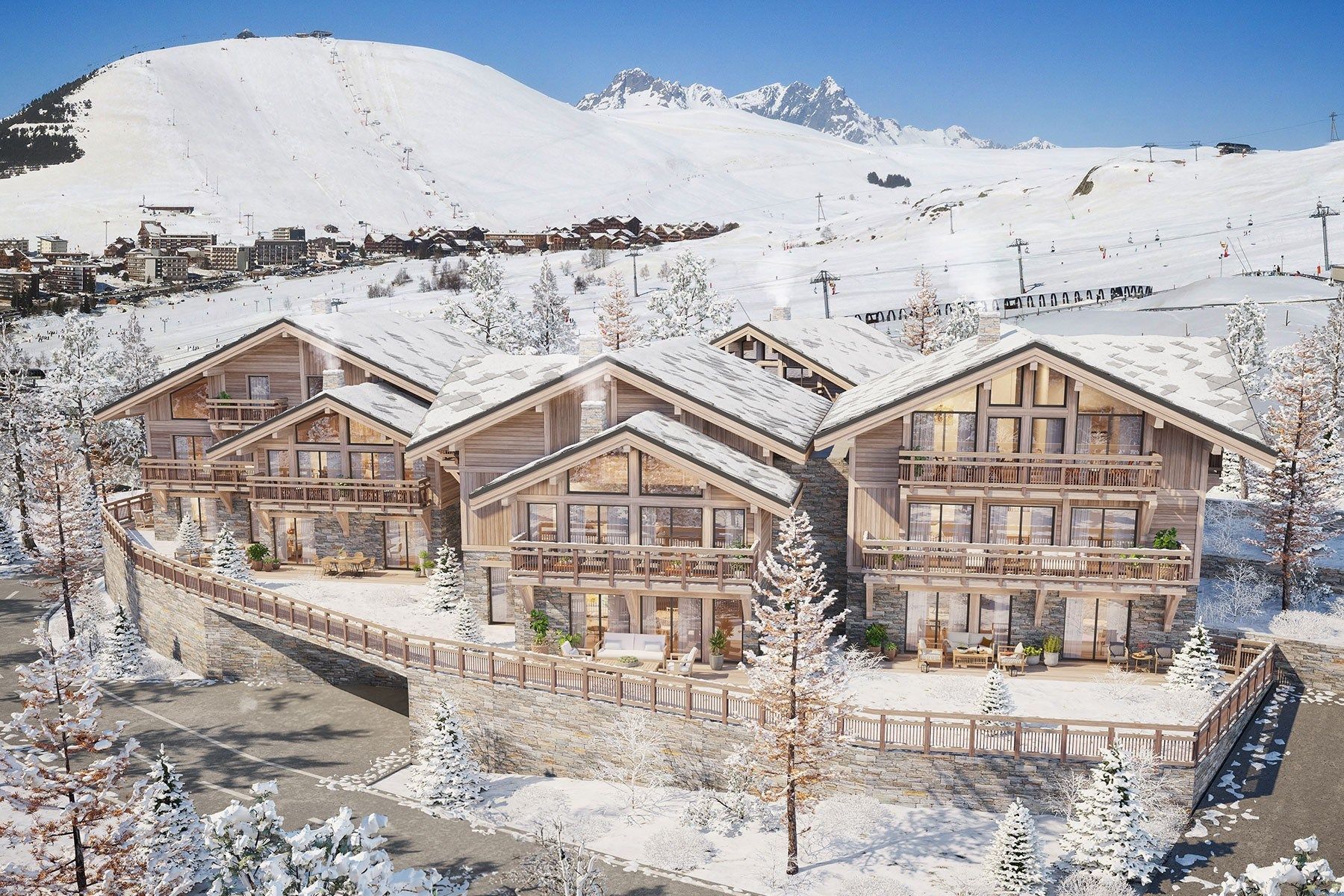 luxury chalet 5 Rooms for sale on L ALPE D HUEZ (38750)