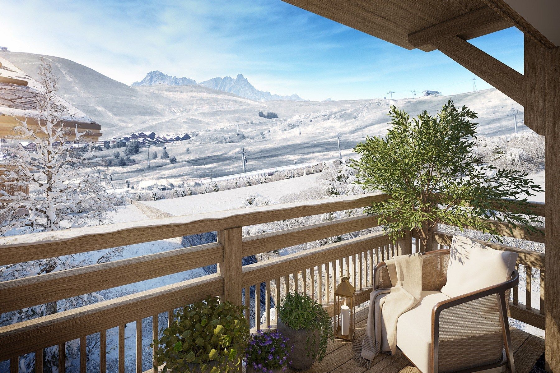 luxury apartment 4 Rooms for sale on L ALPE D HUEZ (38750)