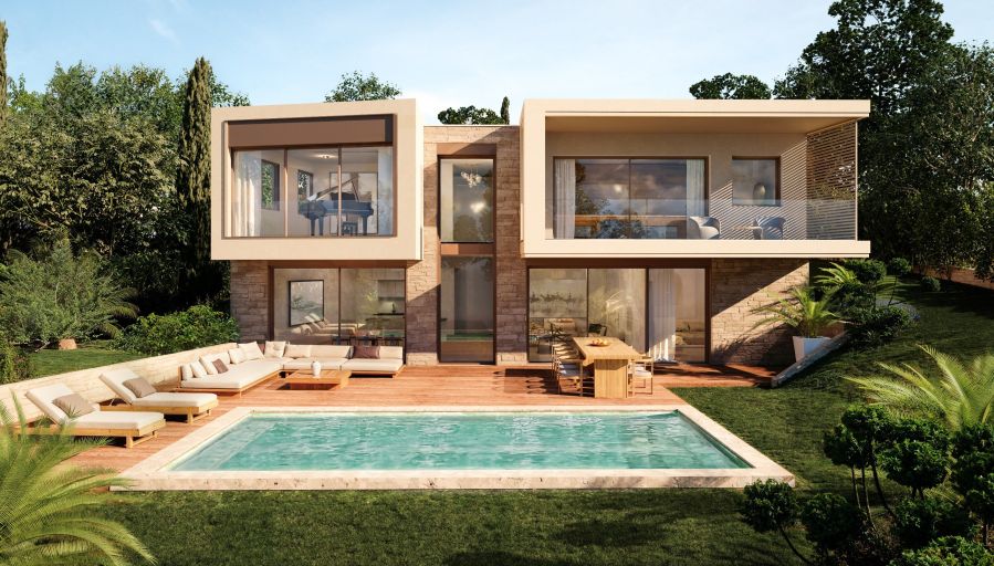 maison contemporaine 6 Pièces en vente sur MOUGINS (06250)