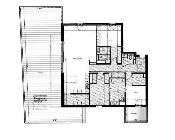 luxury apartment 4 Rooms for sale on MONTPELLIER (34000)