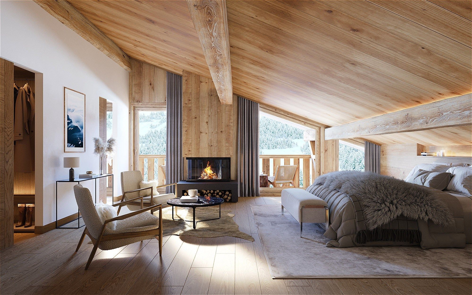 luxury chalet 7 Rooms for sale on MEGEVE (74120)