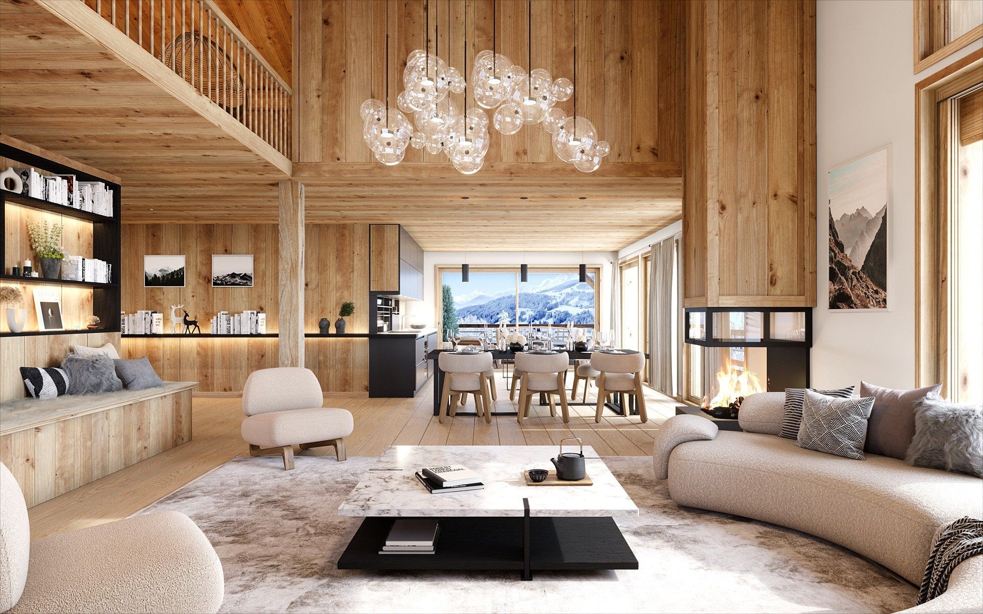luxury chalet 6 Rooms for sale on MEGEVE (74120)