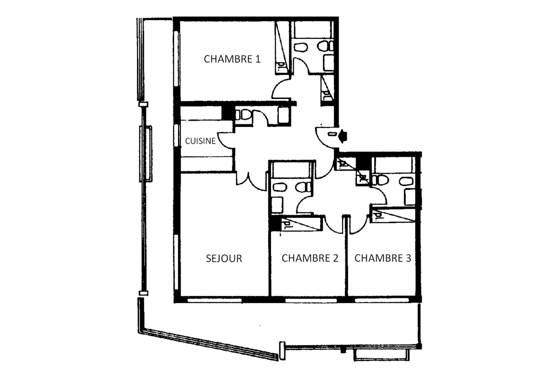 luxury apartment 4 Rooms for rent on MONACO (98000)