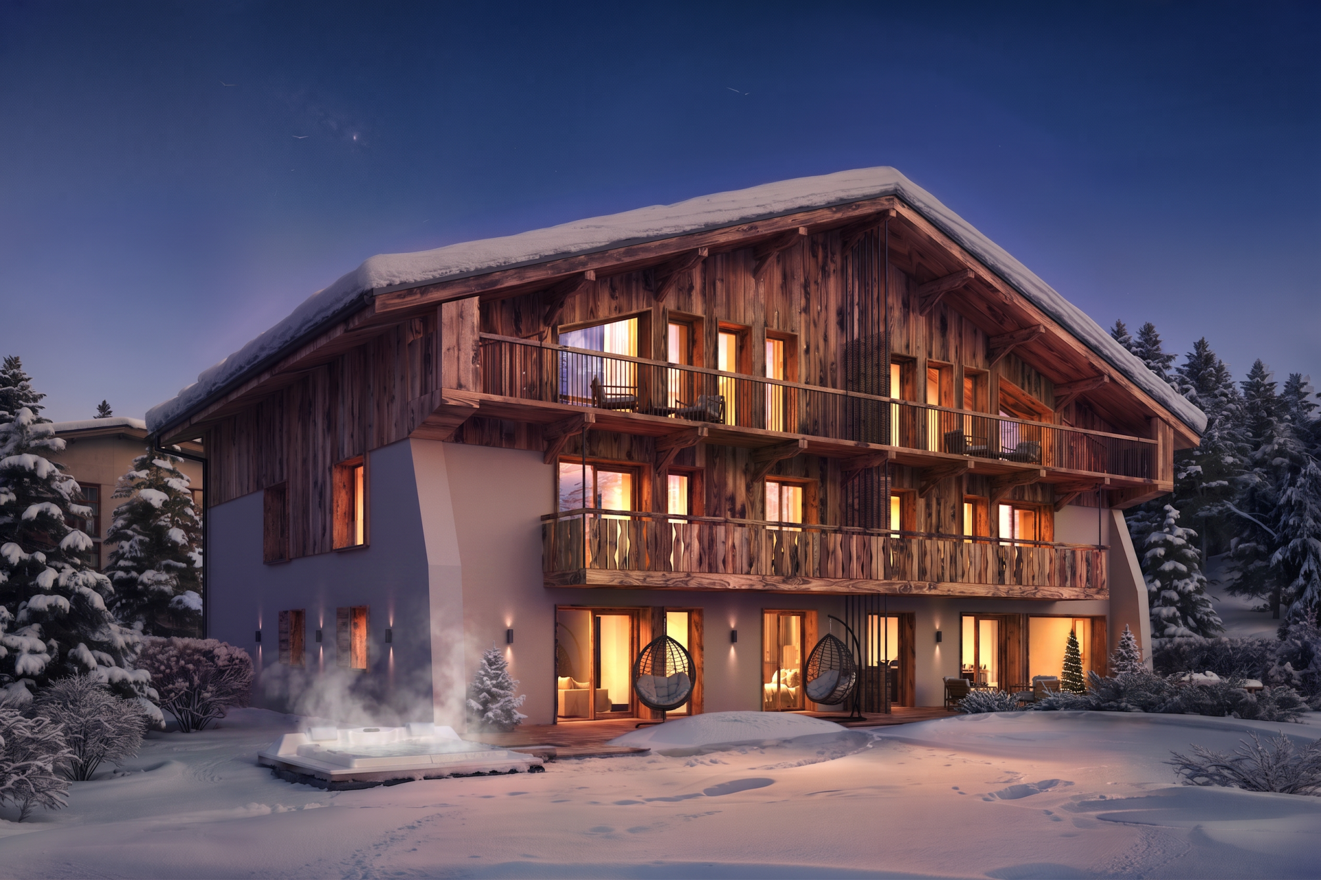 luxury apartment 4 Rooms for sale on MEGEVE (74120)