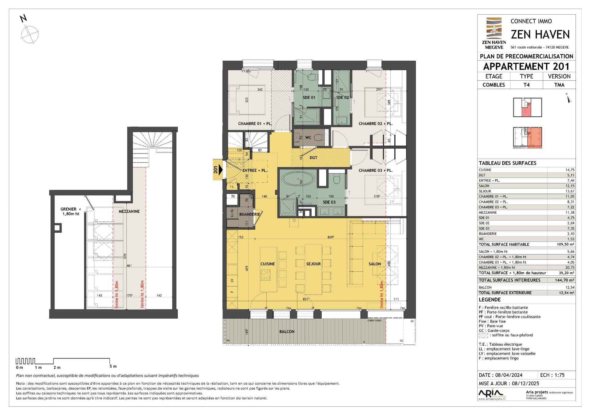 appartement de luxe 5 Pièces en vente sur MEGEVE (74120)