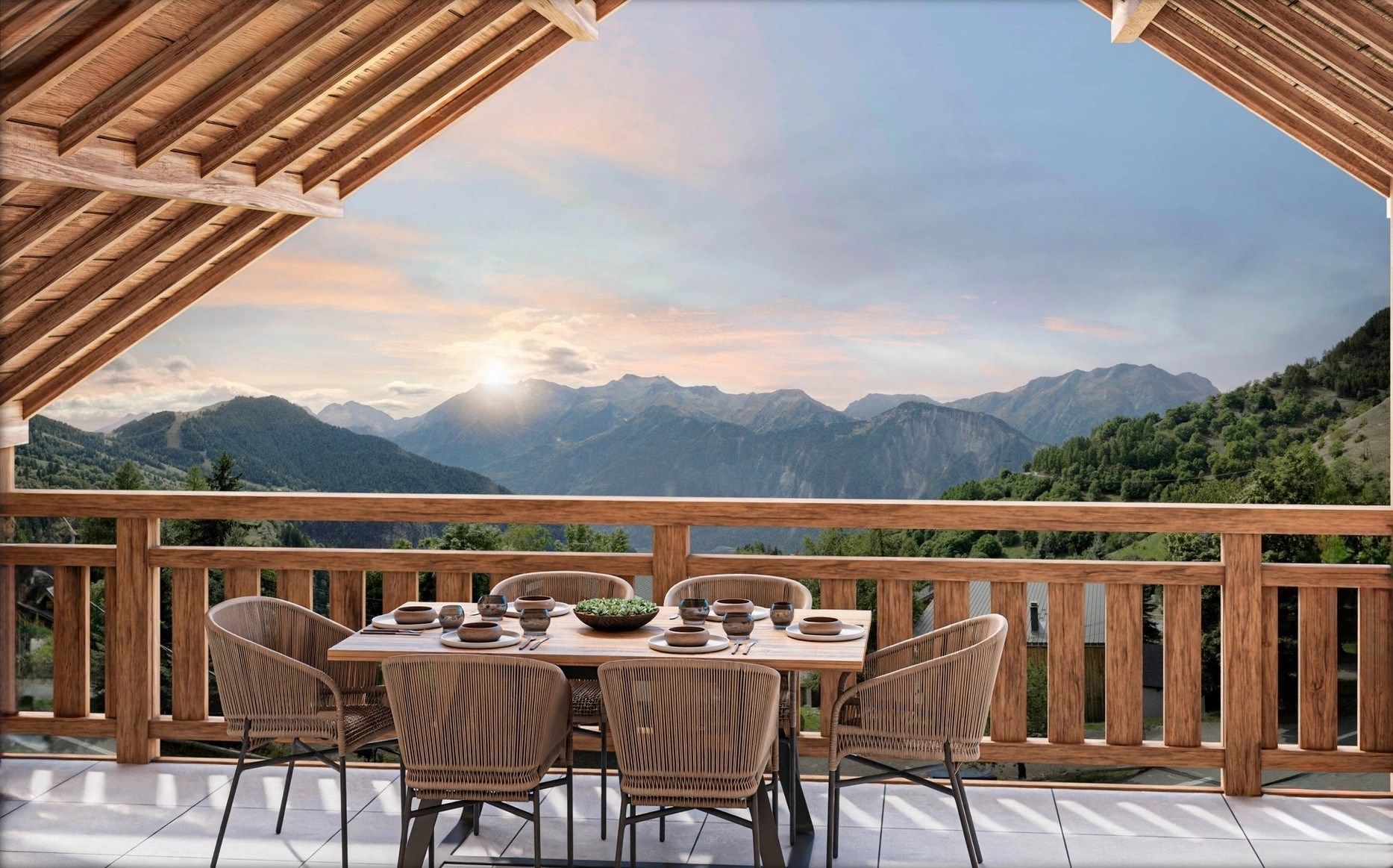 luxury apartment 4 Rooms for sale on HUEZ (38750)