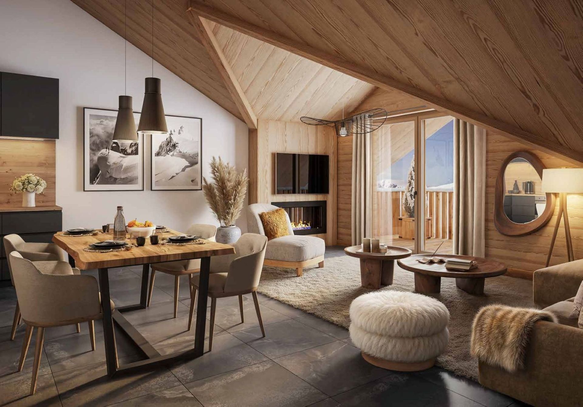 luxury apartment 5 Rooms for sale on LES DEUX ALPES (38860)