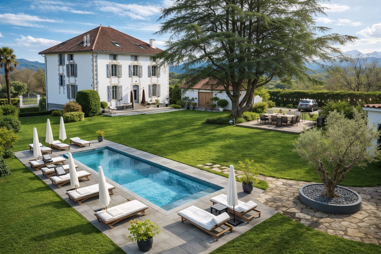 maison de luxe 11 Pièces en vente sur GUICHE (64520)