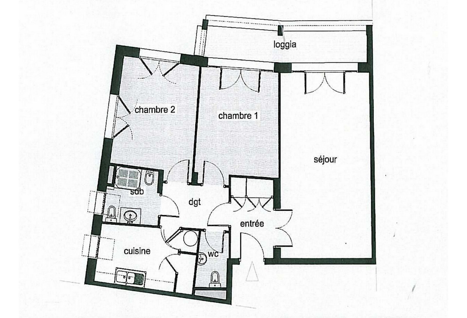 luxury apartment 3 Rooms for sale on MONACO (98000)