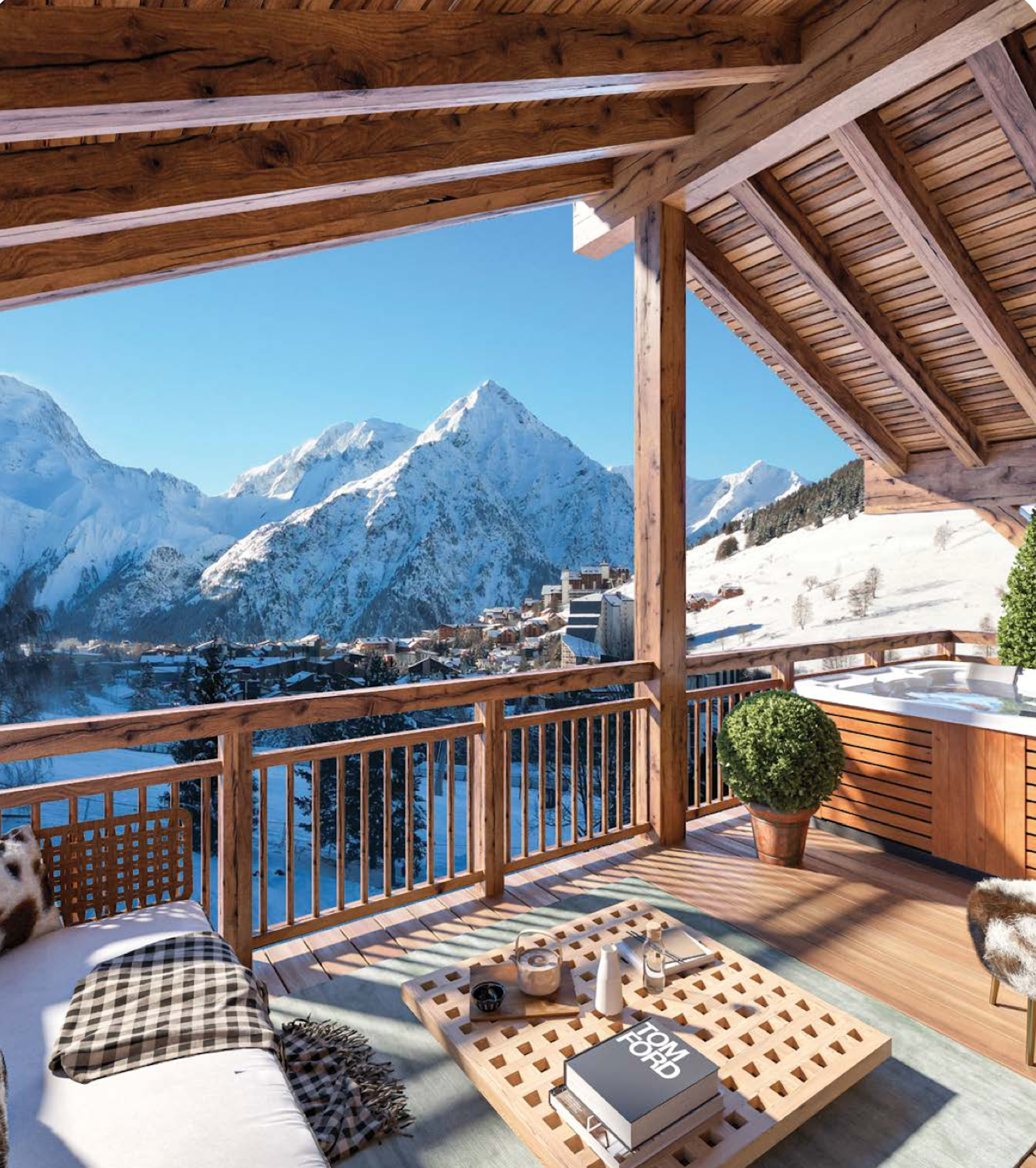 appartement de luxe 4 Pièces en vente sur LES DEUX ALPES (38860)