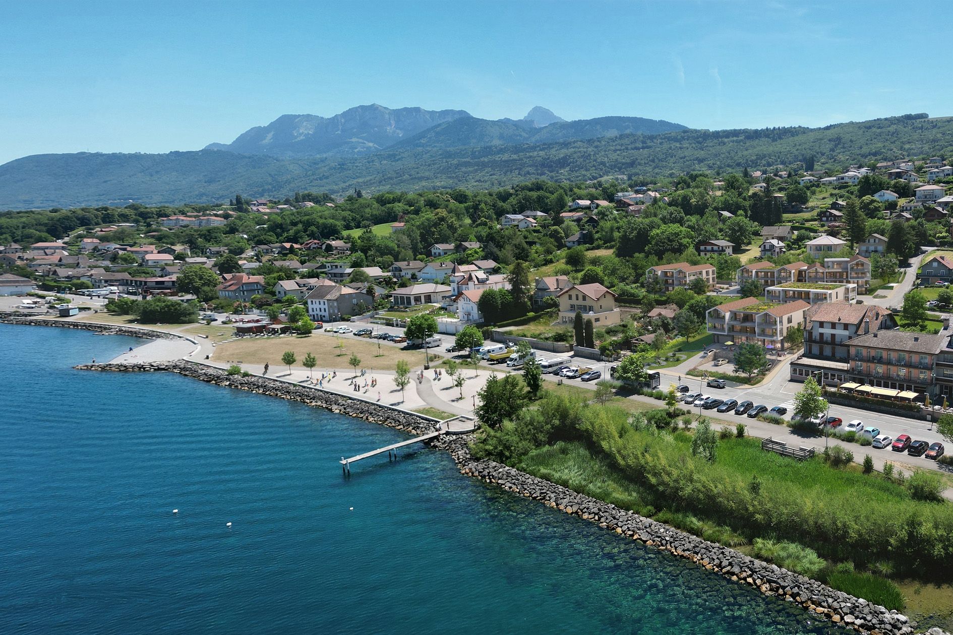 luxury apartment 4 Rooms for sale on NEUVECELLE (74500)