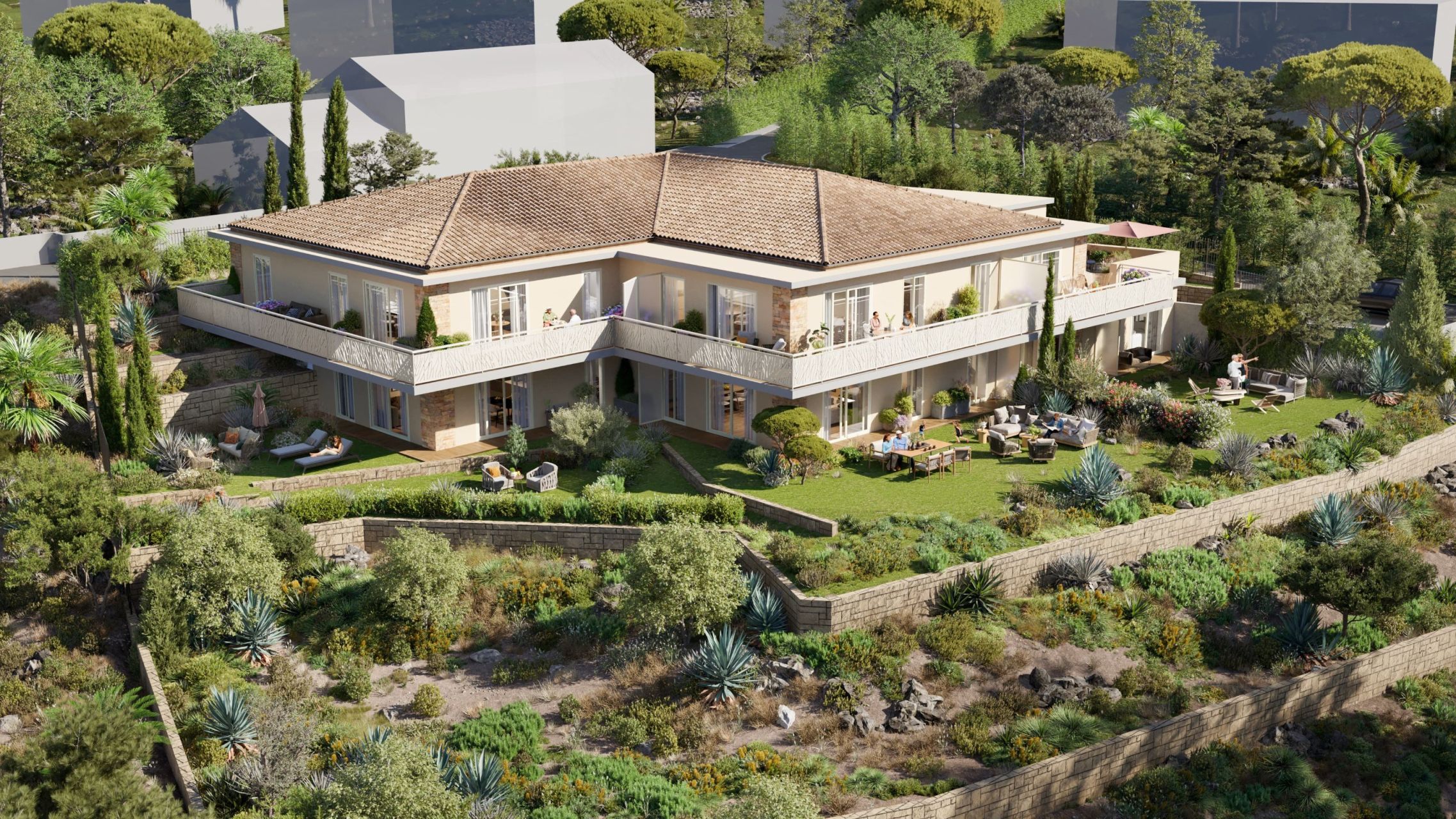 luxury apartment 4 Rooms for sale on CANNES (06400)