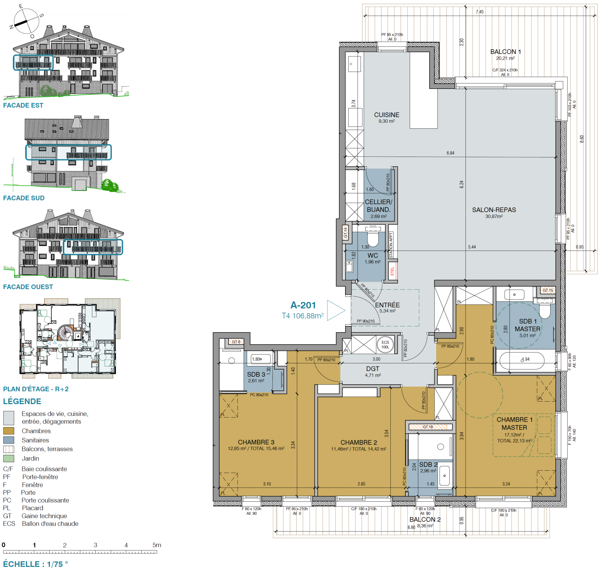 appartement de luxe 4 Pièces en vente sur MEGEVE (74120)