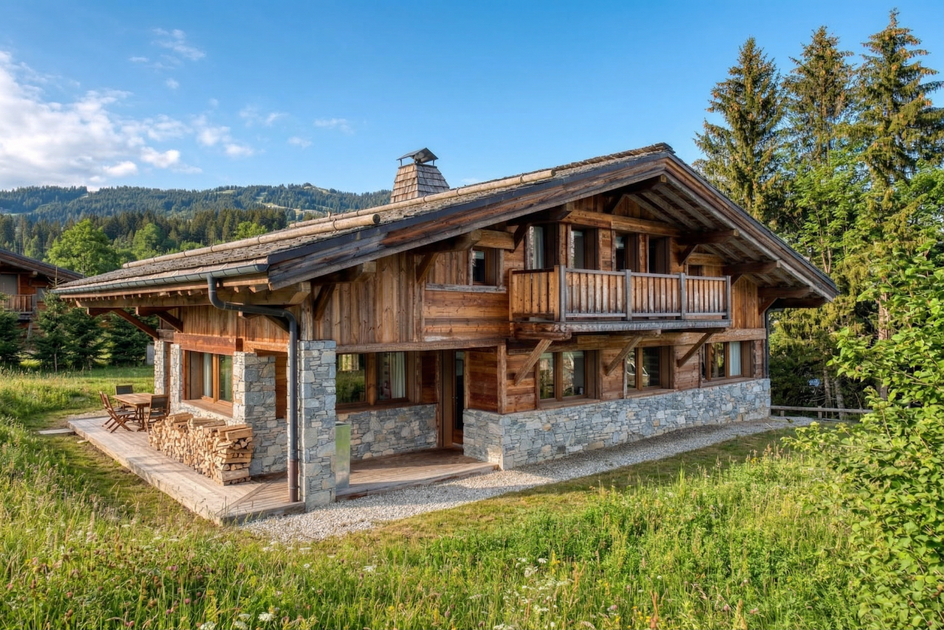 luxury chalet 7 Rooms for seasonal rent on MEGEVE (74120)