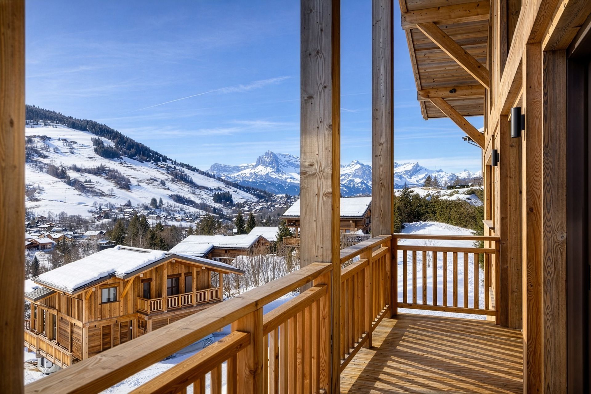 luxury chalet 8 Rooms for seasonal rent on MEGEVE (74120)