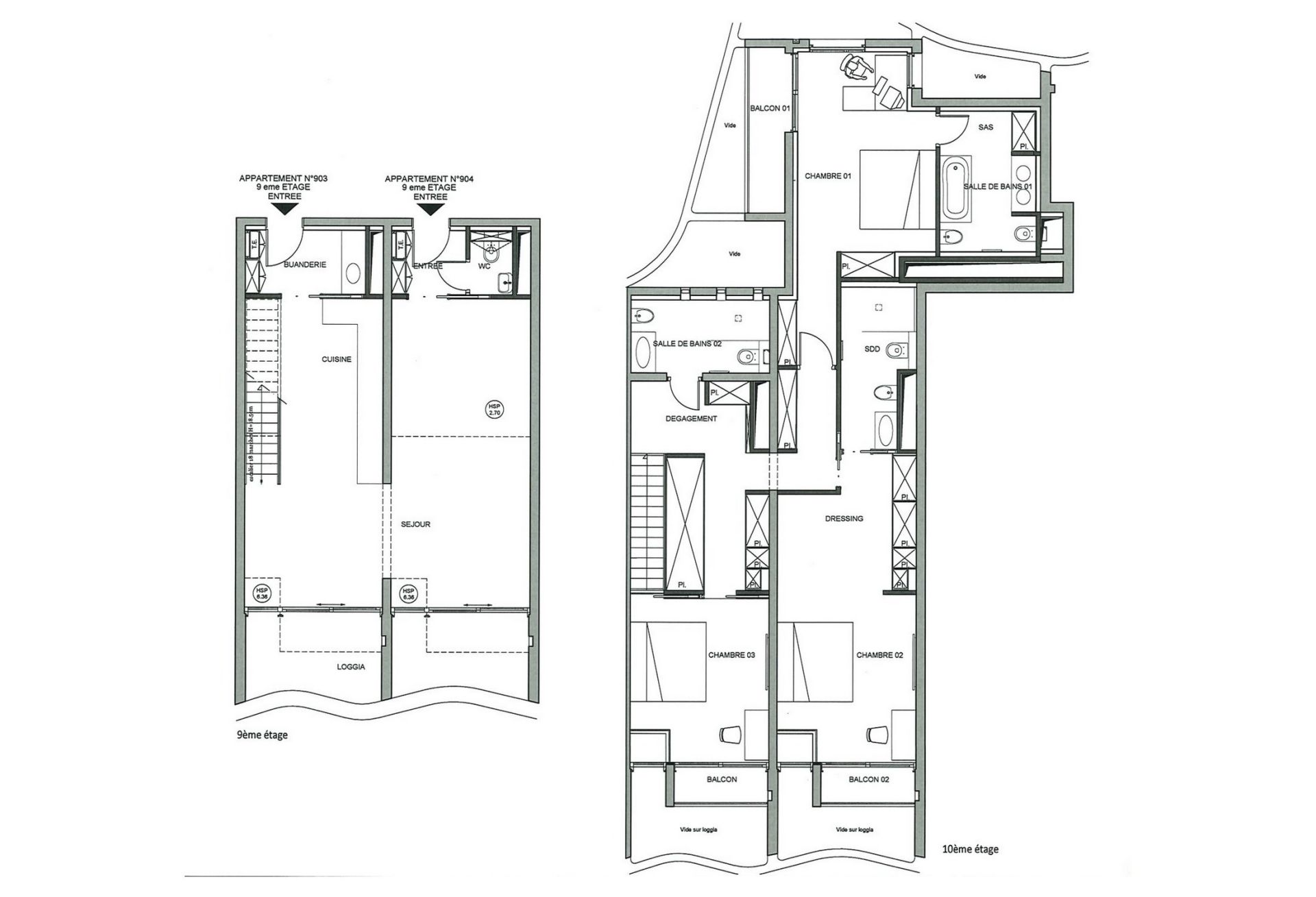 luxury duplex 4 Rooms for sale on MONACO (98000)