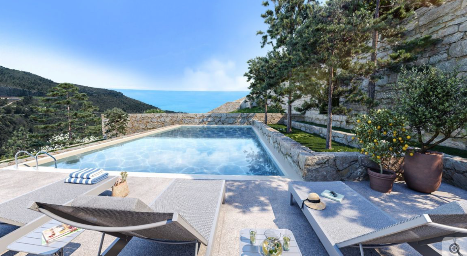 appartement de luxe 4 Pièces en vente sur LA TURBIE (06320)