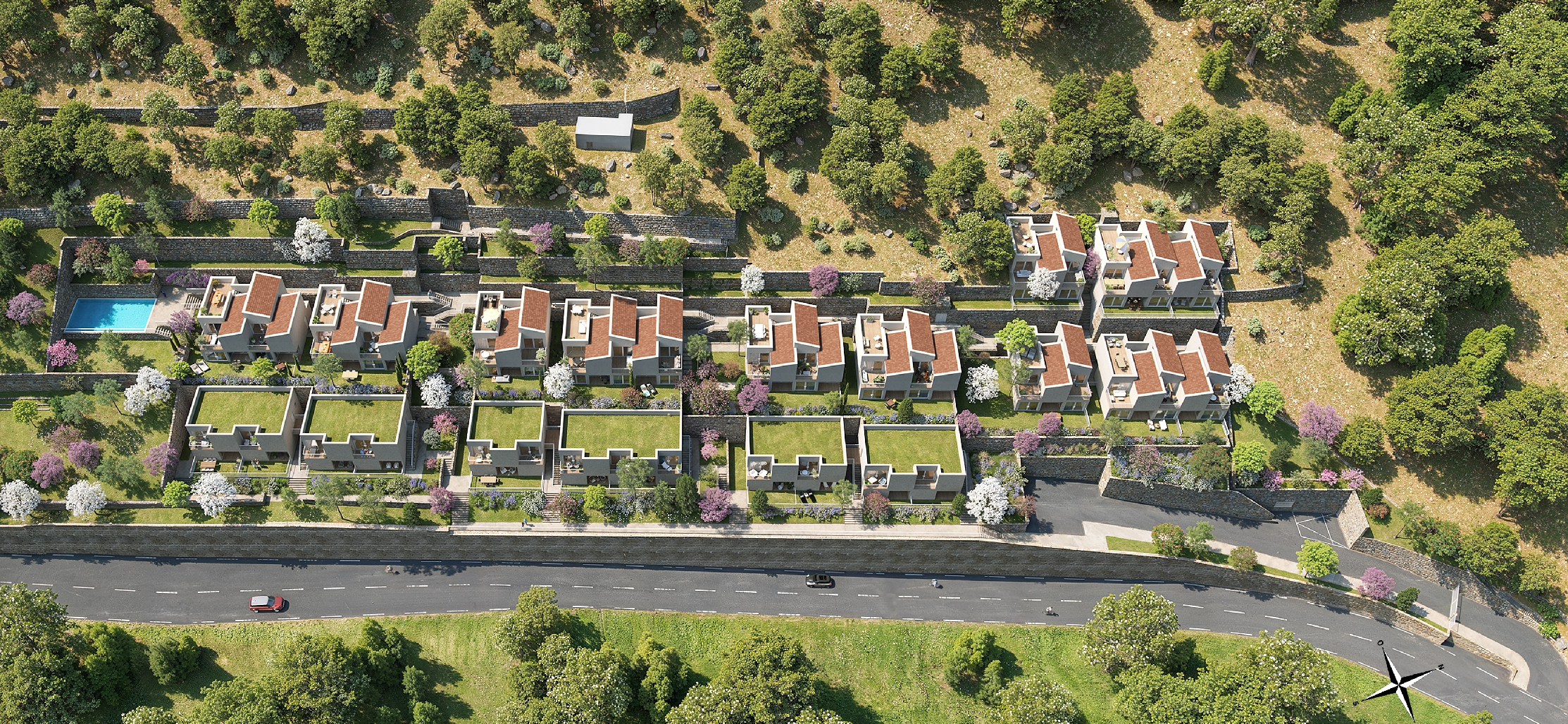 appartement de luxe 4 Pièces en vente sur LA TURBIE (06320)