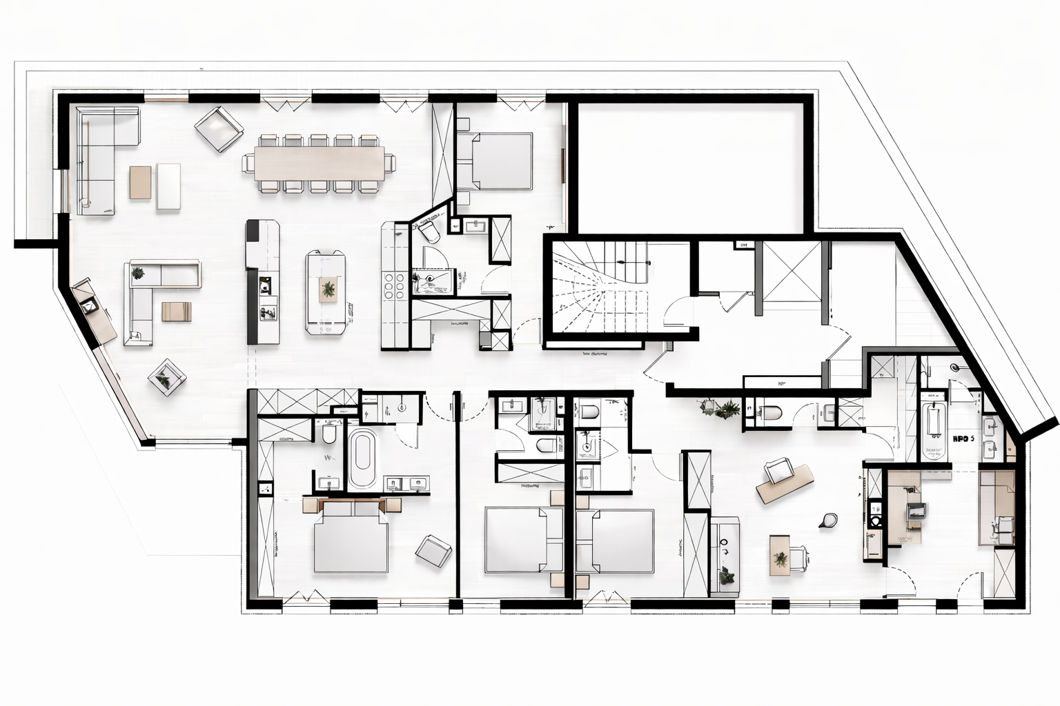 appartement de luxe 6 Pièces en vente sur MERIBEL LES ALLUES (73550)