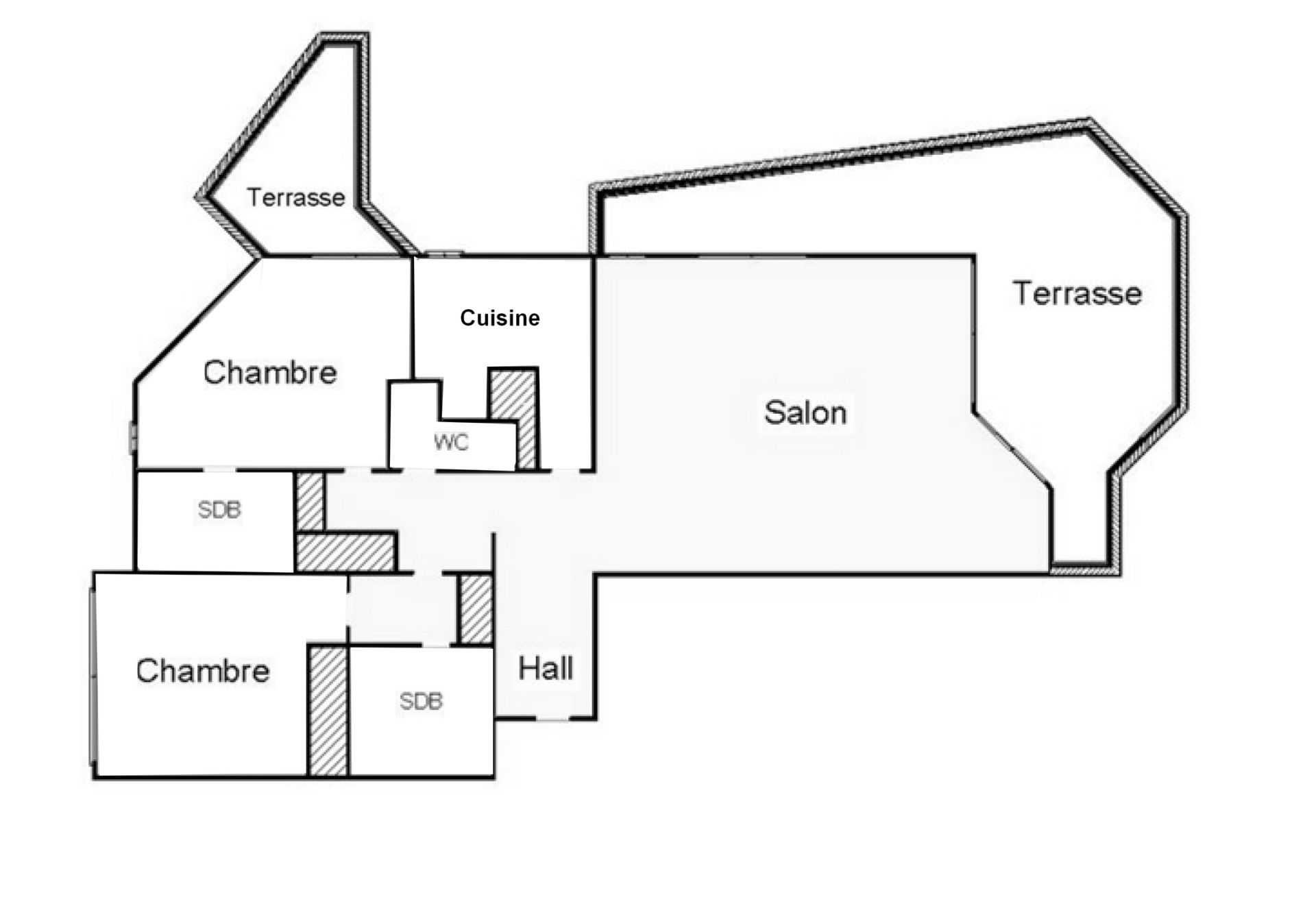 luxury apartment 3 Rooms for sale on MONACO (98000)