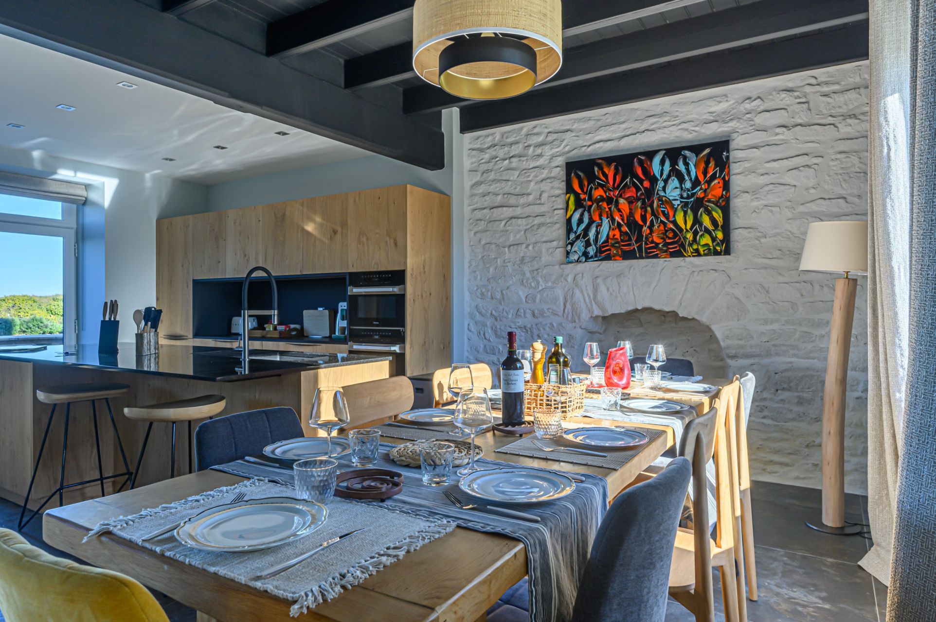 luxury house 6 Rooms for seasonal rent on PENMARCH (29760)
