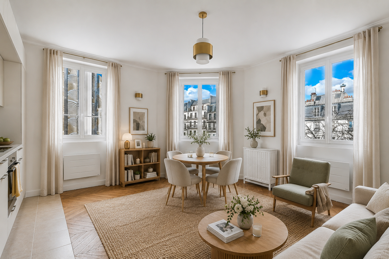 luxury apartment 3 Rooms for sale on PARIS (75002)