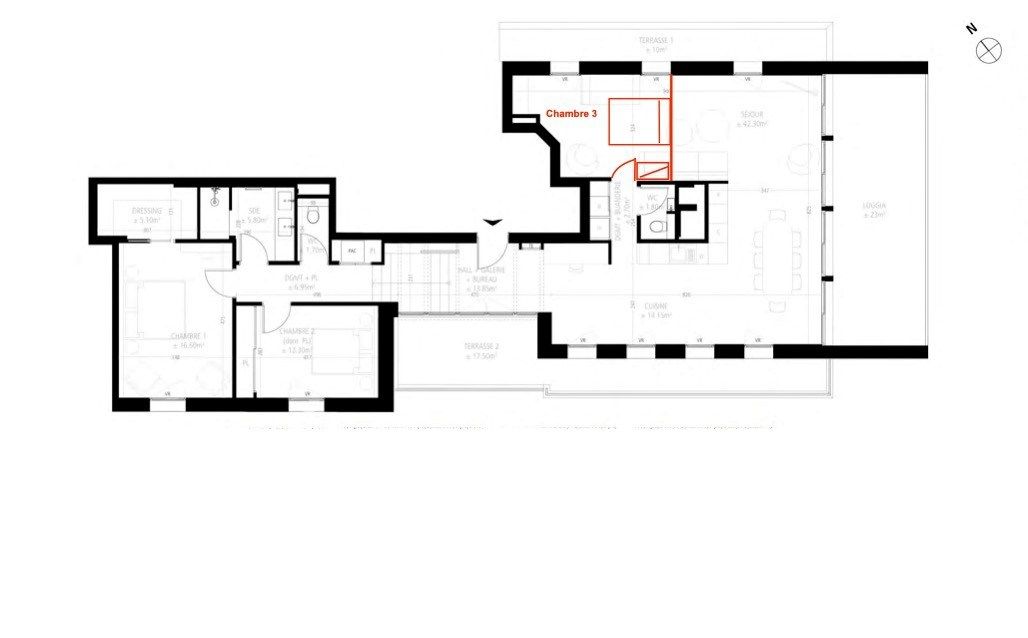 luxury apartment 7 Rooms for sale on MONTPELLIER (34090)