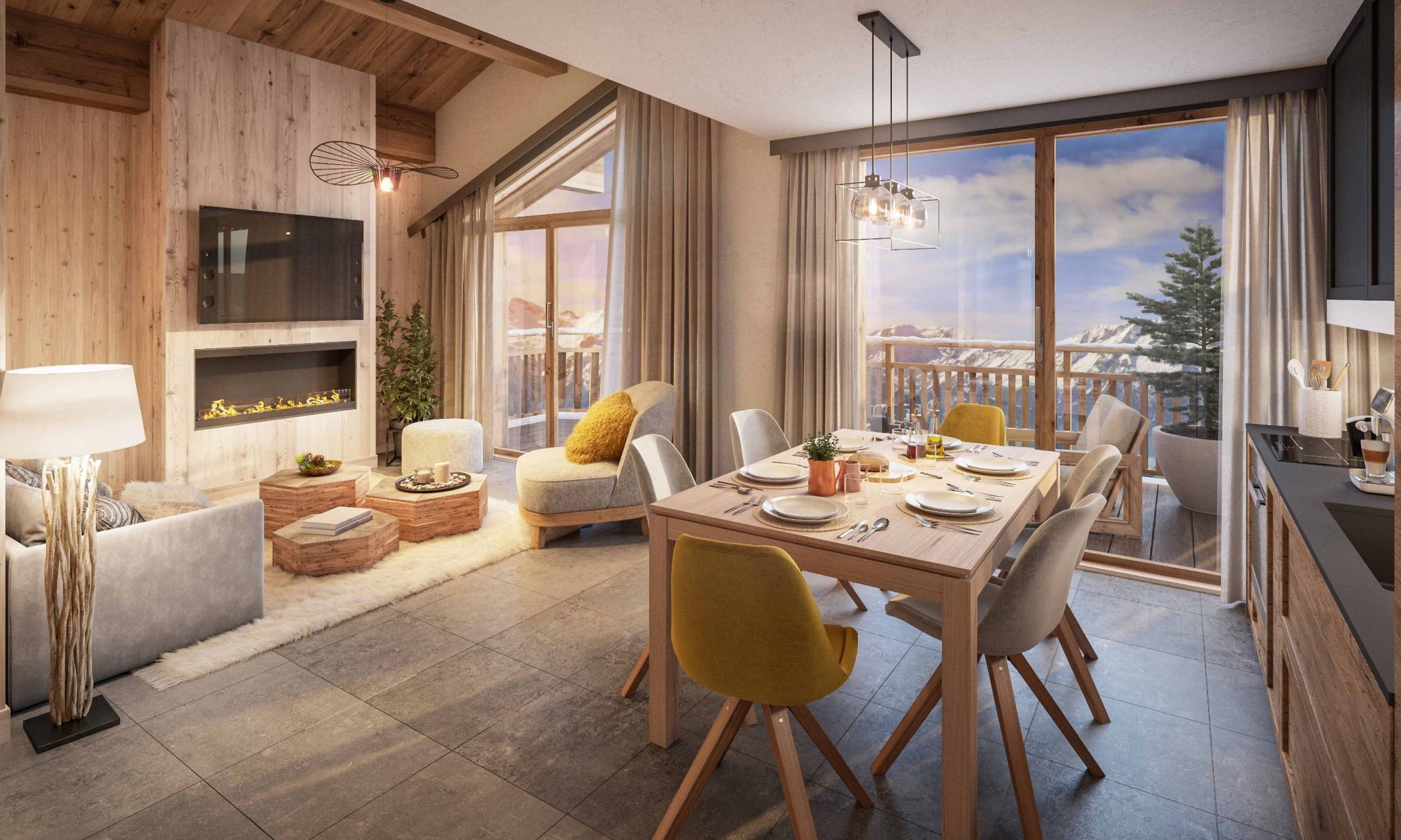 luxury apartment 3 Rooms for sale on L ALPE D HUEZ (38750)