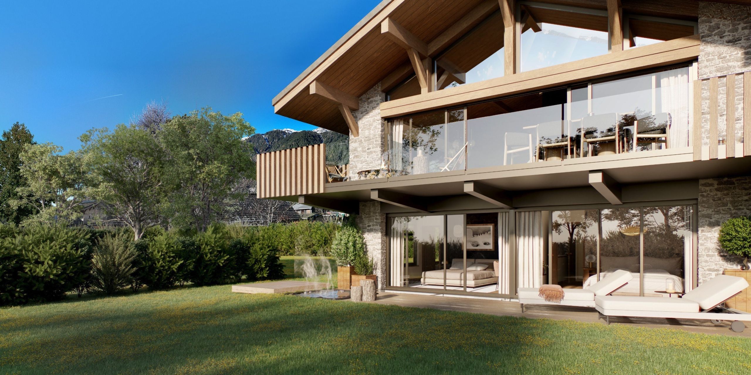 luxury chalet 5 Rooms for sale on LES PRAZ DE CHAMONIX (74400)