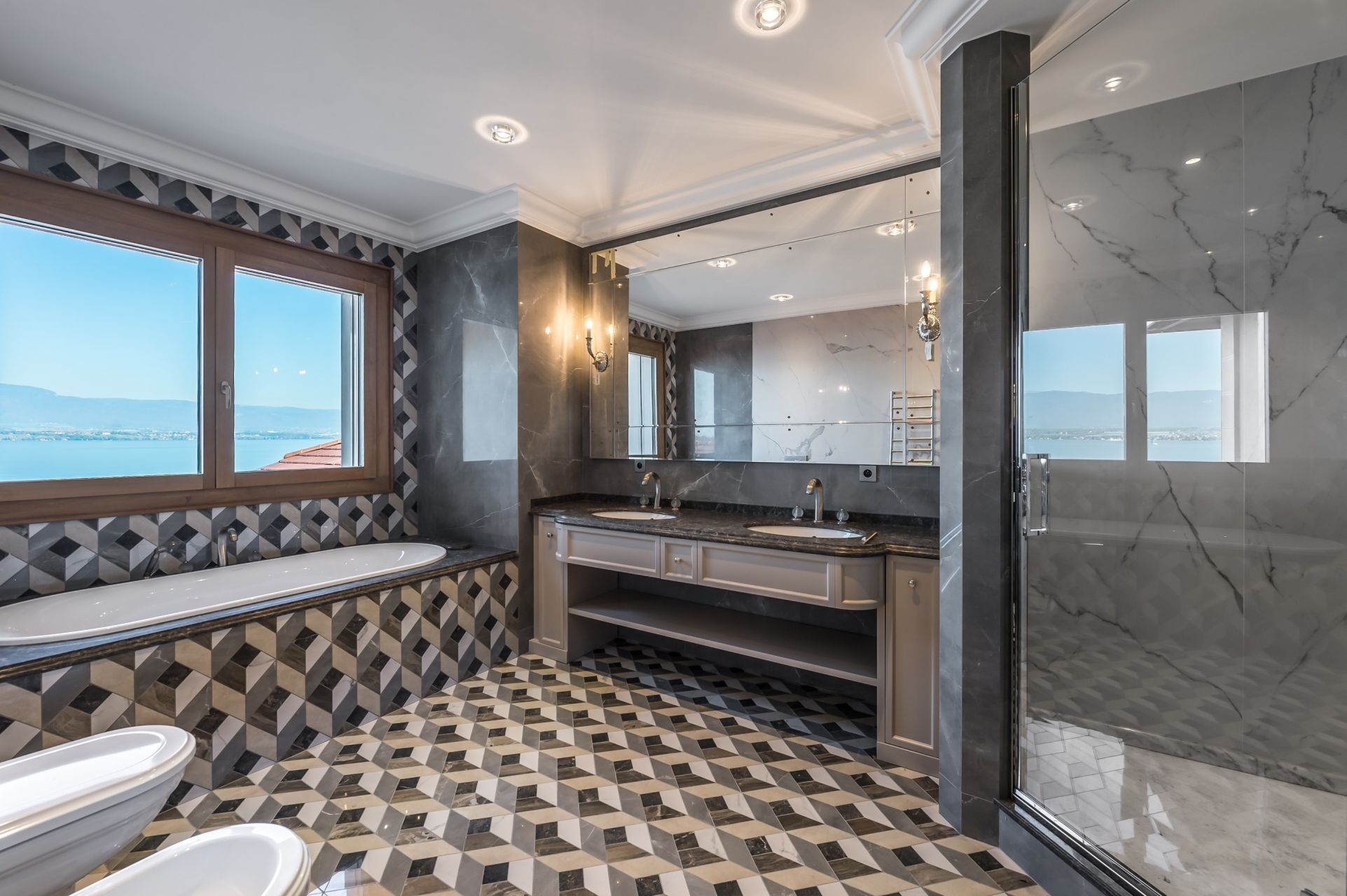 luxury property 14 Rooms for sale on CHENS SUR LEMAN (74140)