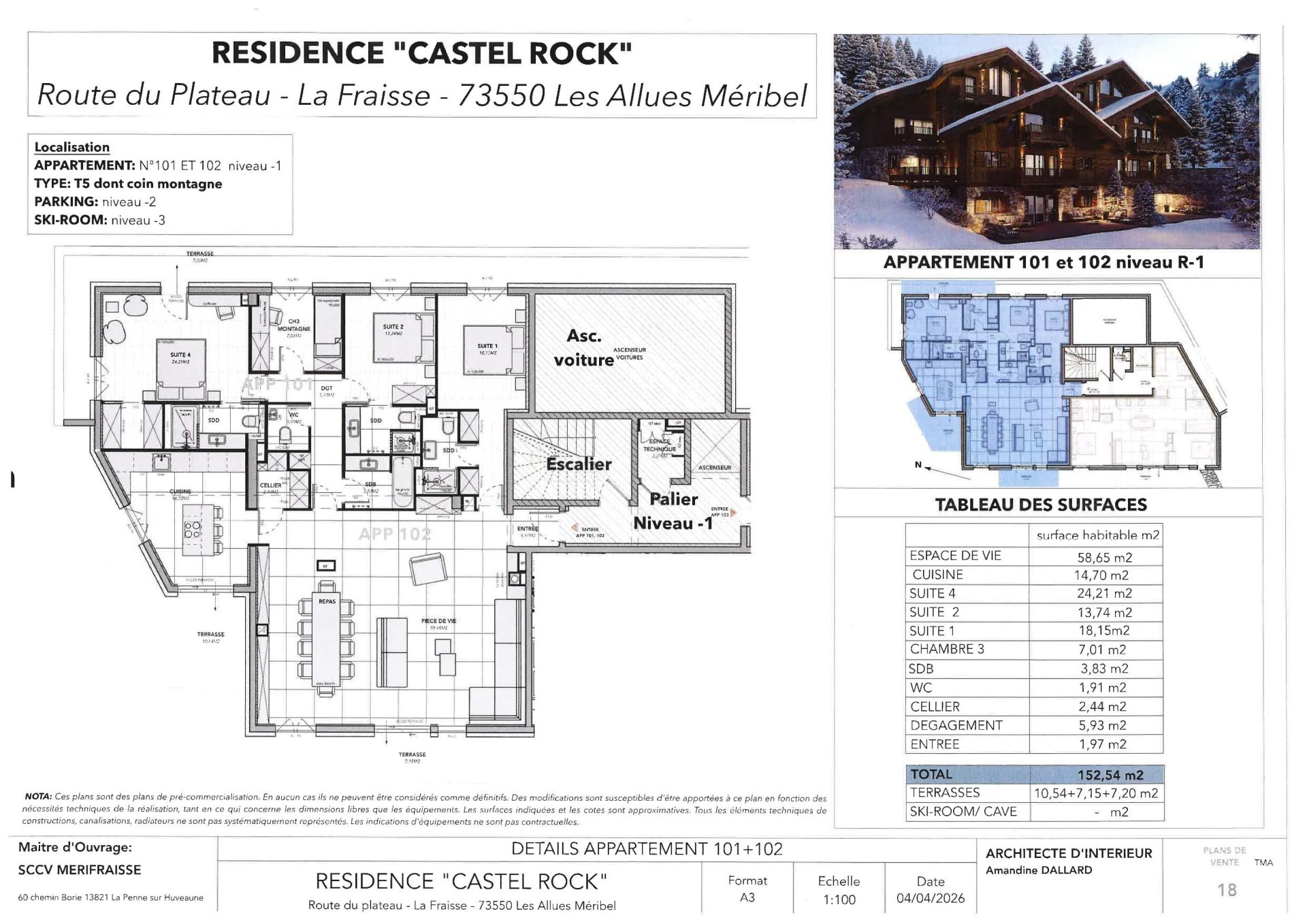 appartement de luxe 6 Pièces en vente sur MERIBEL LES ALLUES (73550)